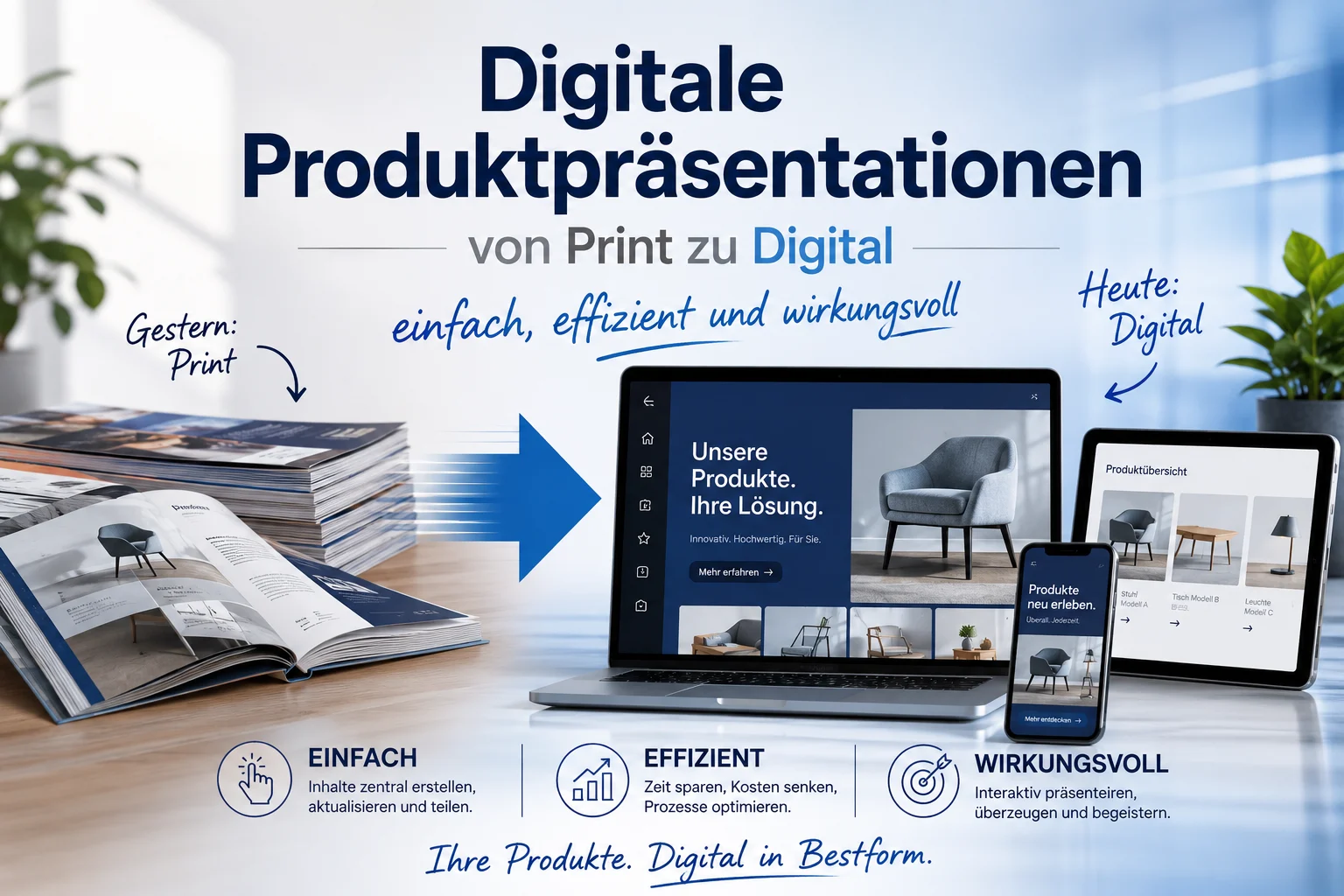 Digitale Produktpräsentationen & interaktive Kataloge