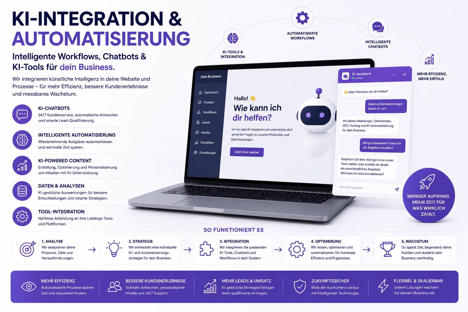 KI Integration Automatisierung Workflows Pixify Rorschach